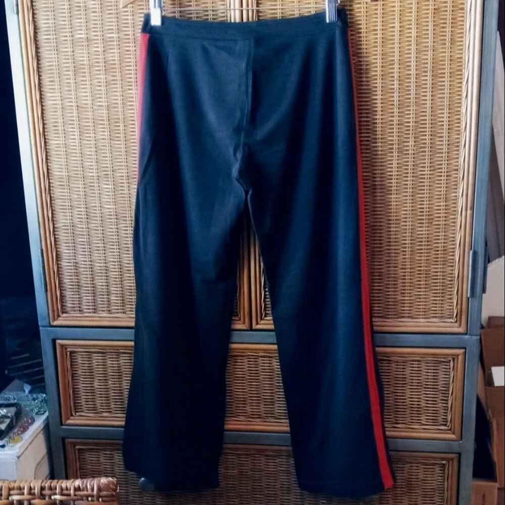 Vintage Everlast Black w/Red Stripe Stretchy Waist Women's Athletic Pants Jr XL - Picture 4 of 13